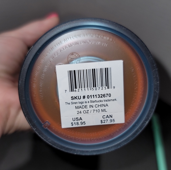 Starbucks Back to School Icy Blue Soft Touch Emoji 2022 Venti 24oz Tumbler - Picture 6 of 6